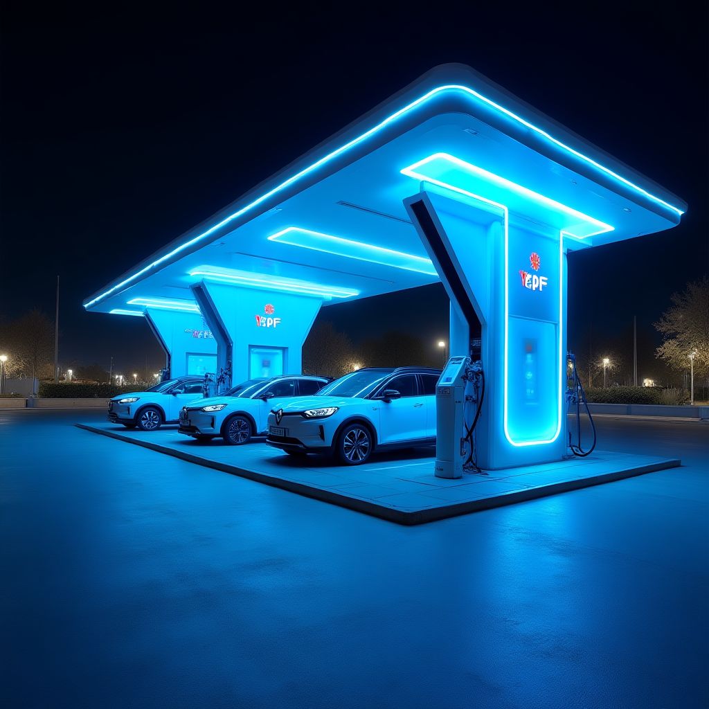 Punto de carga eléctrica YPF
